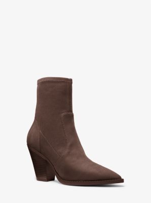 Michael kors suede ankle boots hot sale