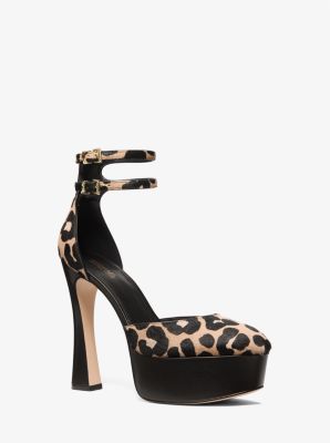 Irving mesh and cheetah calf hair shop stripe sneaker