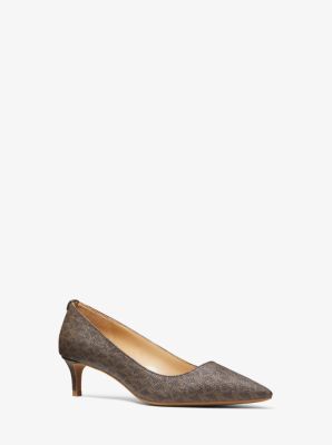 Michael kors mk flex kitten heel pumps sale