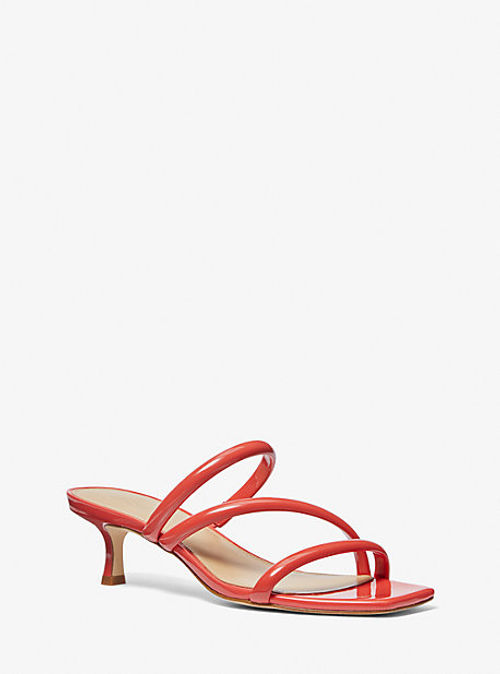 MK Celia Patent Kitten Sandal...