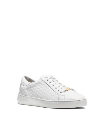 georgie canvas and leather sneaker