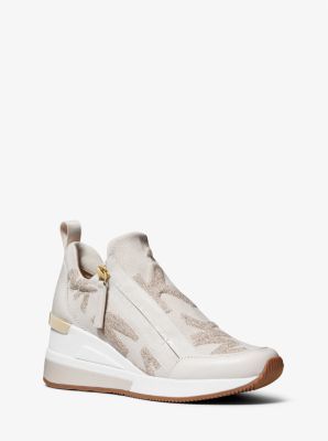 Michael kors knit shop high top trainer