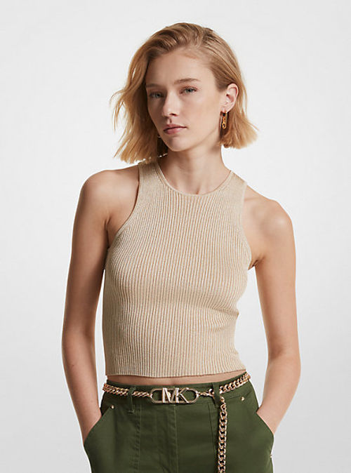 MK Metallic Ribbed Stretch...