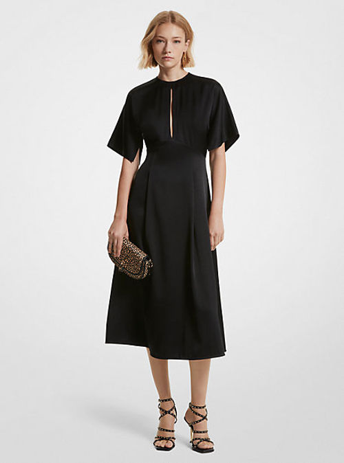 MK Crepe Stretch Ponte Midi...