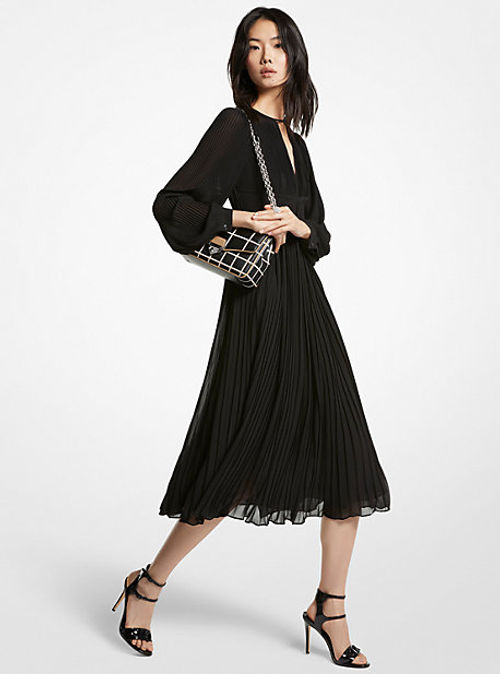 MK Pleated Georgette Midi...