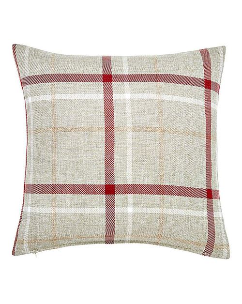 Hudson Check Square Cushion