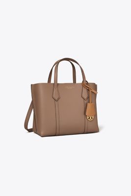 Small perry triple clearance compartment leather satchel