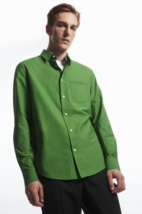 COS Men's Topstitched Poplin...