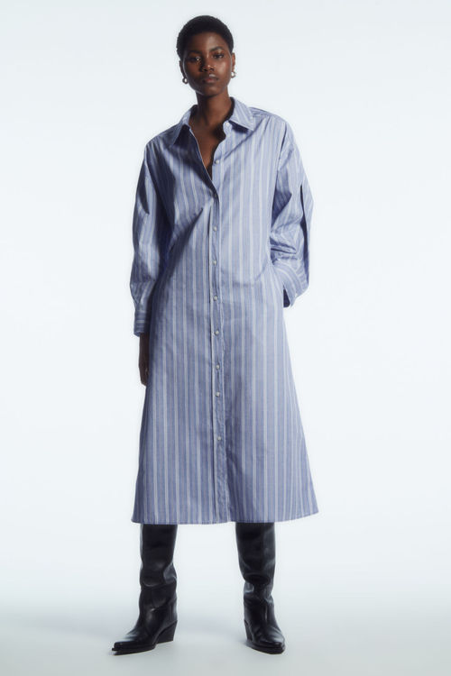 COS Women's Pinstriped Shirt...