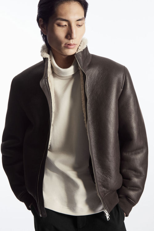 COS Men's Shearling Bomber...