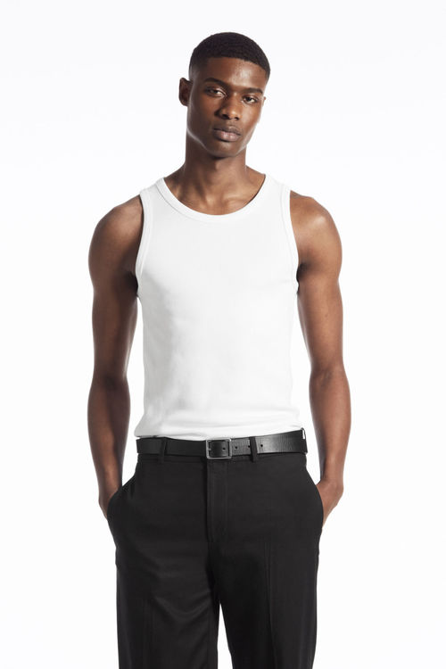 COS Men's Ribbed Tank Top -...