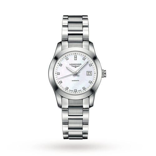 Longines Conquest Classic Ladies 29 5mm Diamond Dot Automatic Watch Compare Westquay