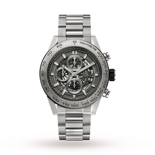 Tag Heuer Carrera Heuer 01 Mens 45mm Grey Automatic Watch Compare Cabot Circus
