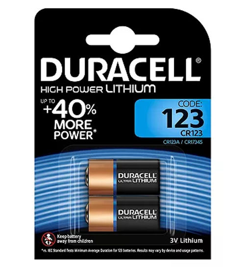 Duracell Ultra 123 3v Lithium Battery X2 Compare The Oracle Reading
