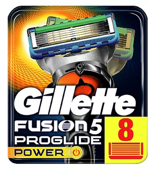 Gillette Fusion Proglide Power Razor Blades 8 Cartridges Pack 28 50 Union Square Aberdeen Shopping Centre