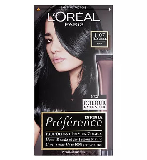 L Oreal Preference 1 07 Florence Black Hair Dye Compare The Oracle Reading