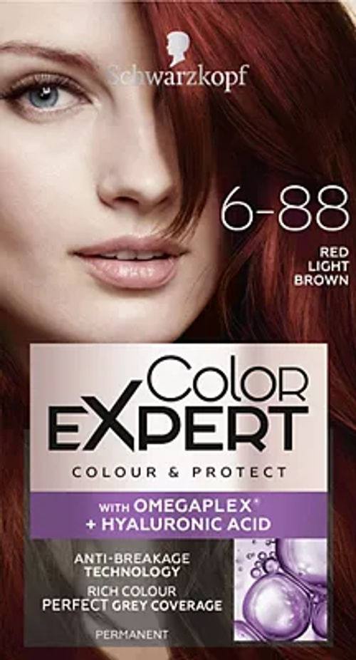 Schwarzkopf Color Expert 6 88 Red Light Brown Permanent Hair Dye
