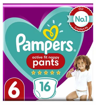 boots pampers nappies size 6