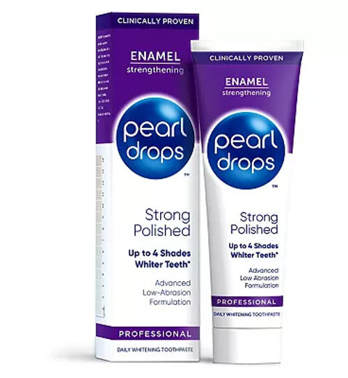 Pearl Drops Strong Polished White Toothpaste 75ml Compare