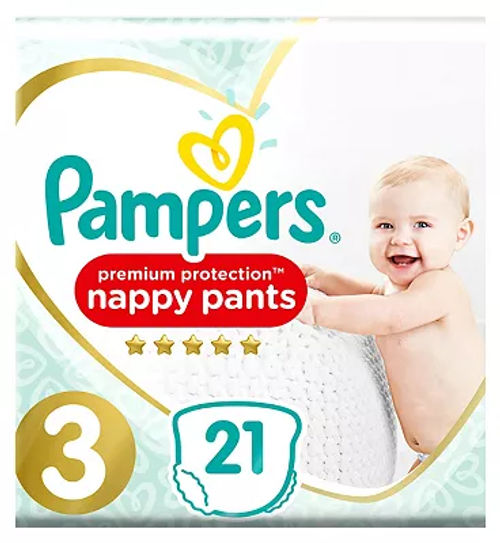 Pampers Premium Protection Nappy Pants Size 3 21 Pants 6 11kg