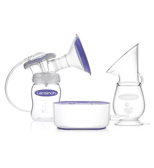 Exclusive Lansinoh Single Electric Combi Breast Pump Breastmilk