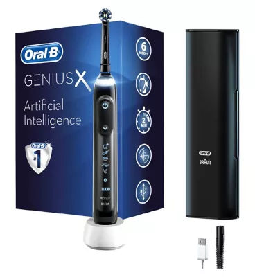 oral b electric toothbrush smart 4500 black with travel case