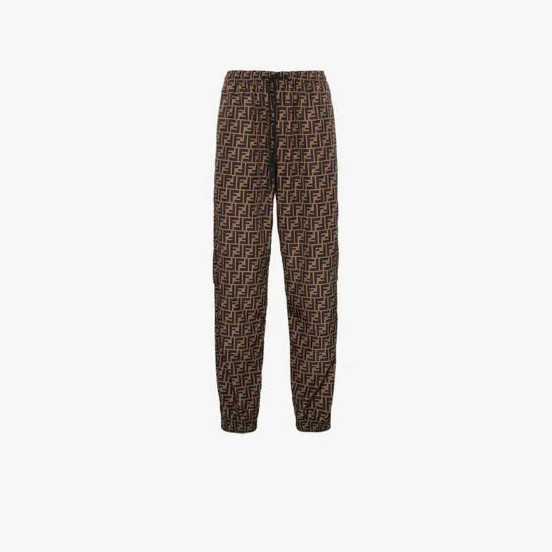fendi logo track pants