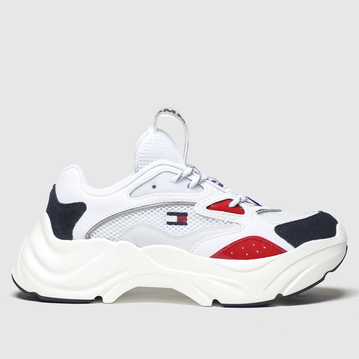 tommy hilfiger white billy cny 2a trainers