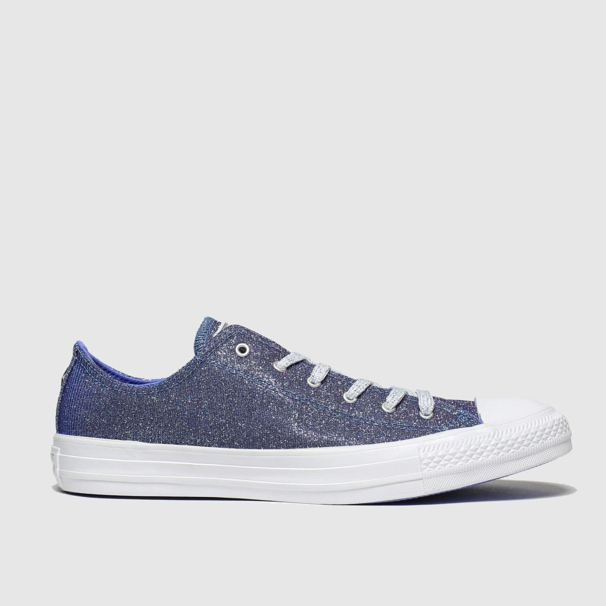 converse grey all star frilly thrills ox trainers