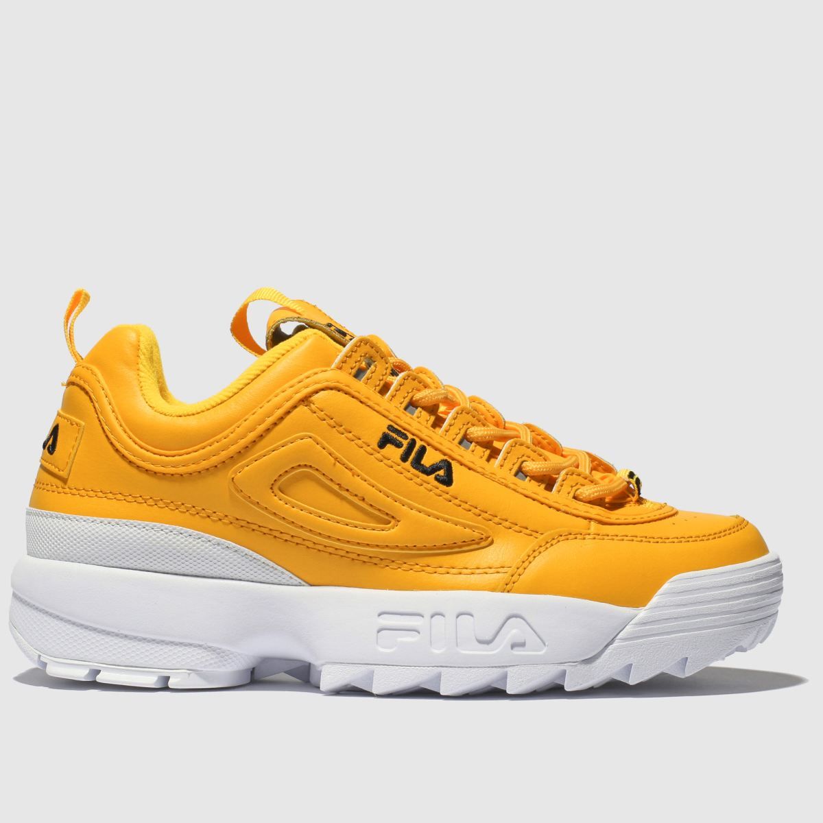 fila lime disruptor ii platform trainers