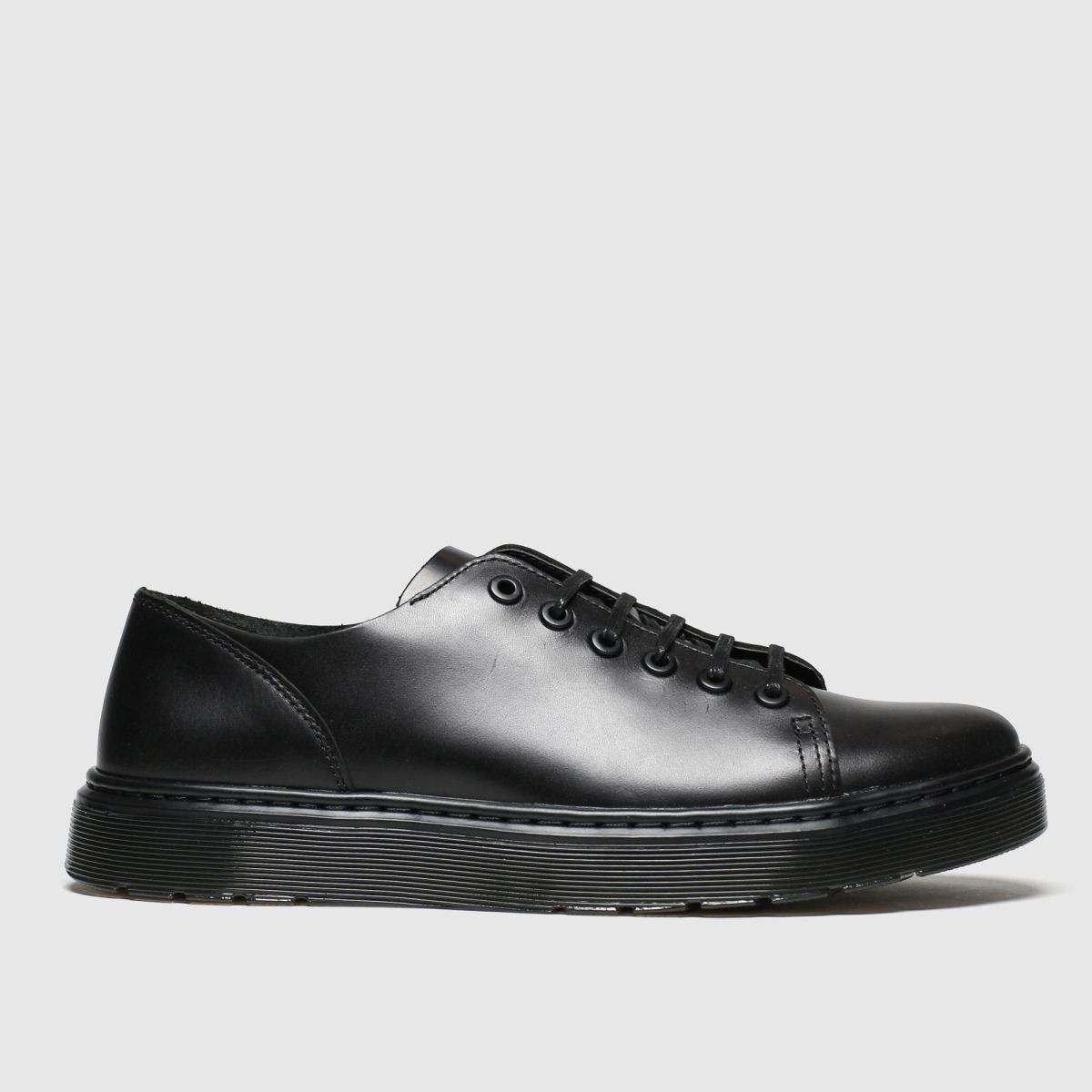 dr martens black lyric spin lace shoe patent flat shoes