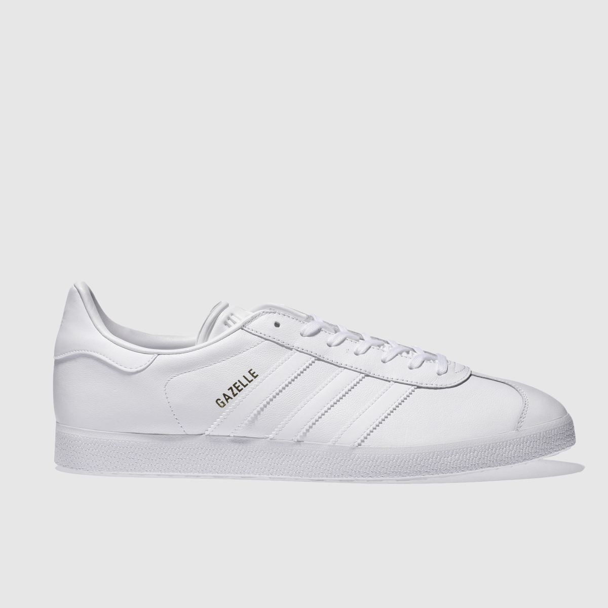 mens adidas white gazelle trainers