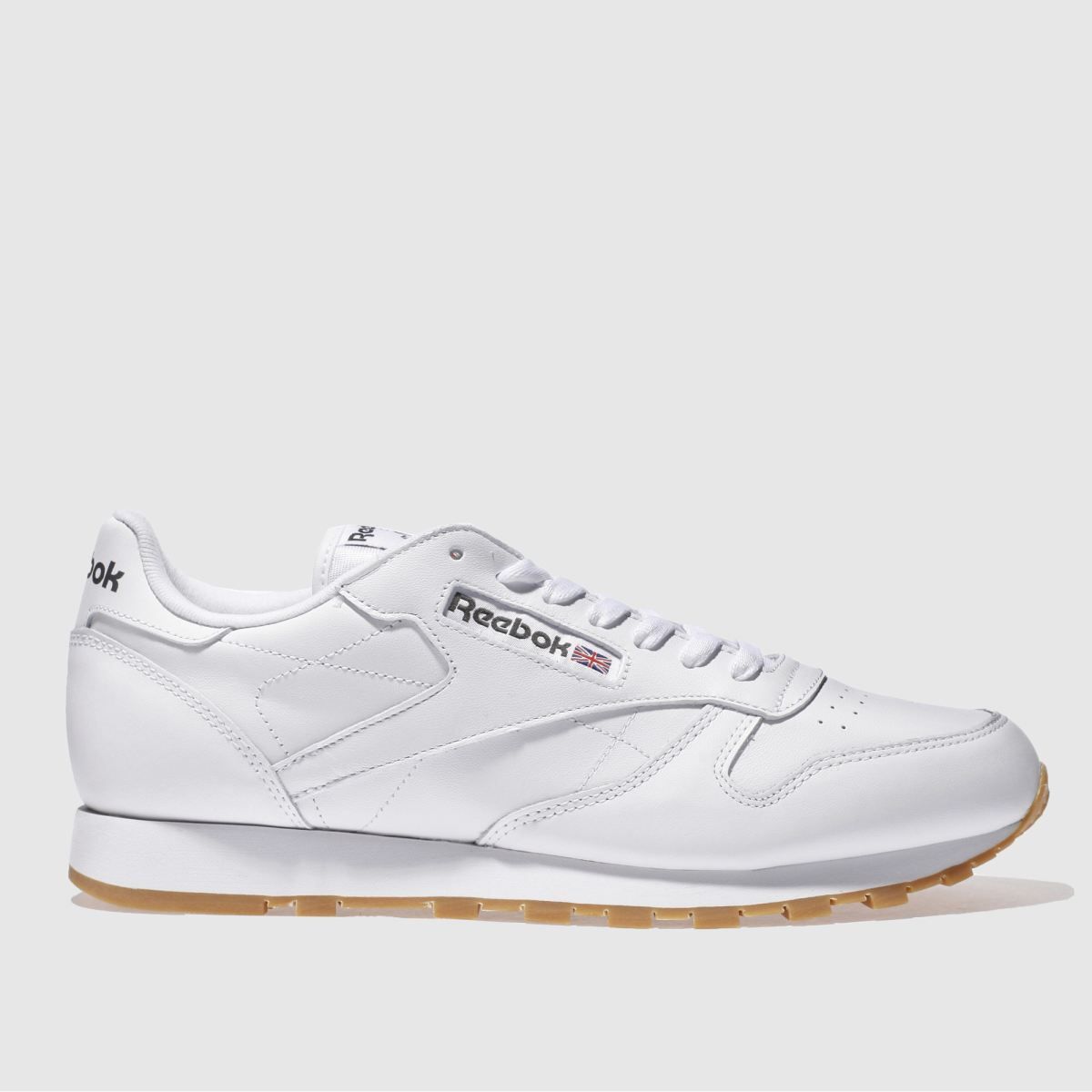 reebok white & yellow phase 1 pro trainers