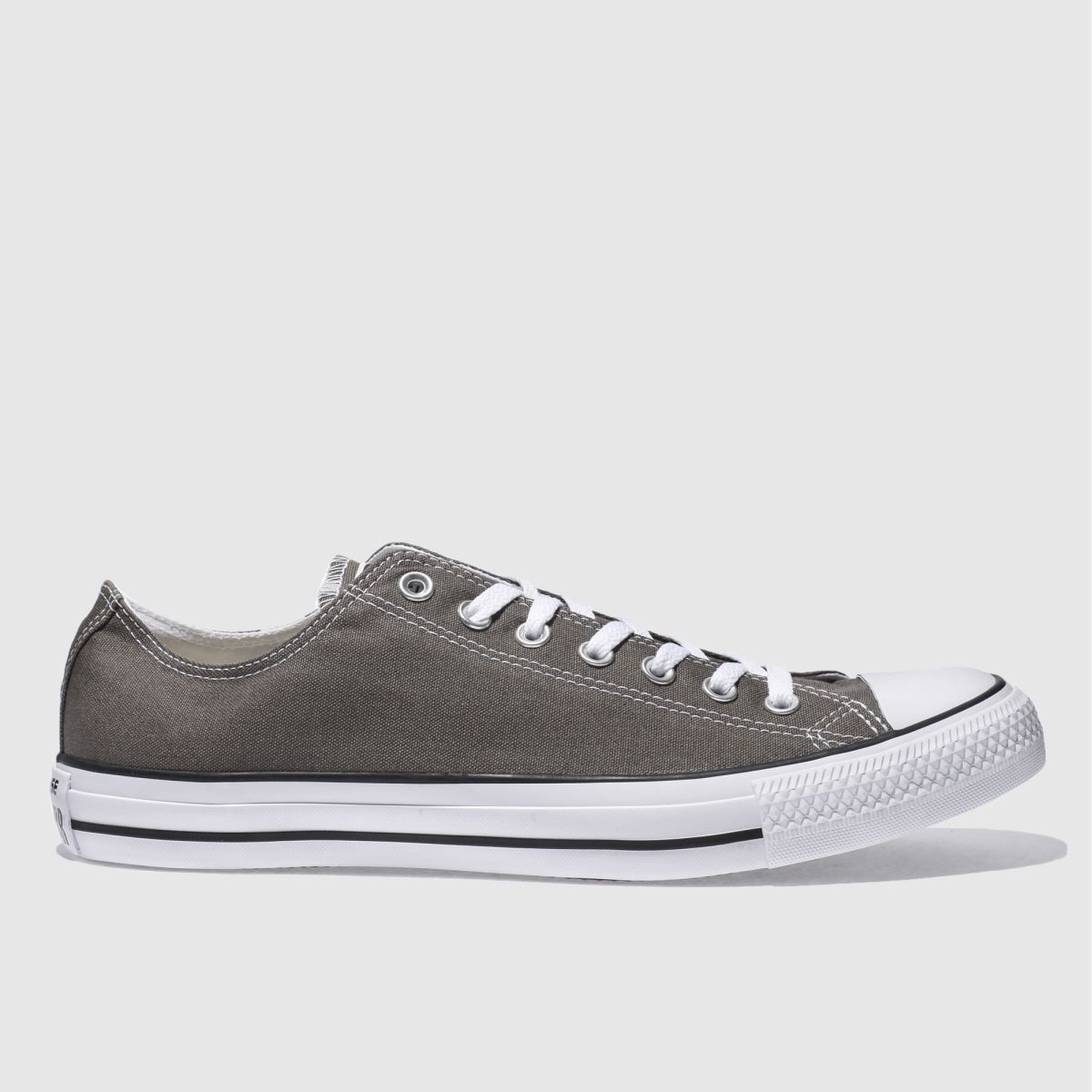 converse grey all star frilly thrills ox trainers