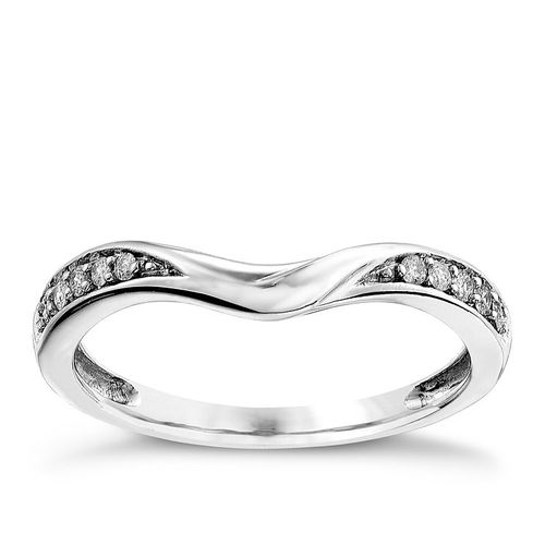 Platinum 0 10ct Diamond Shaped Wedding Ring Compare The Oracle