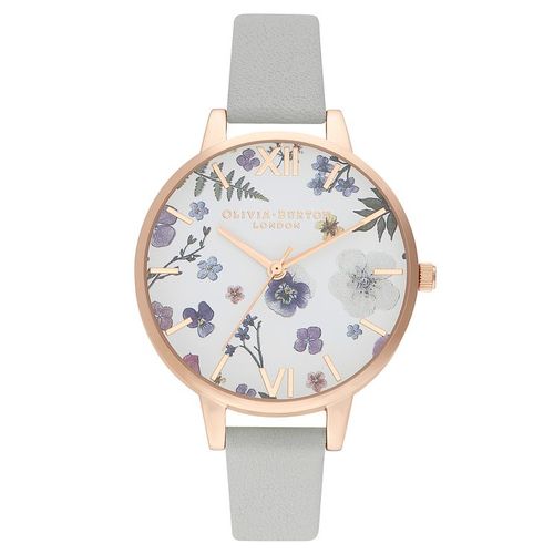 Olivia Burton Artisan Ladies Grey Leather Strap Watch Compare The Oracle Reading