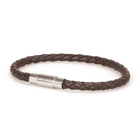 boss blaine leather bracelet