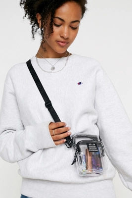 plastic pouch crossbody