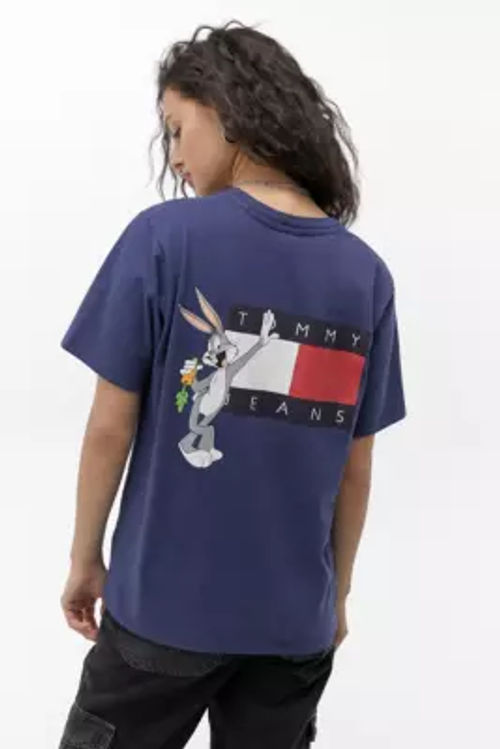 Tommy Jeans X Looney Tunes Logo White T Shirt White 7 At Urban