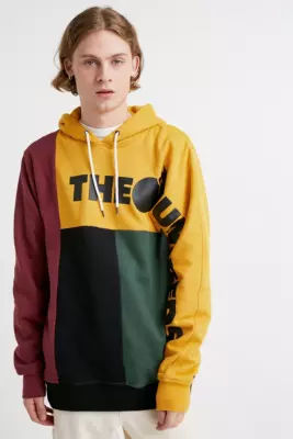 urban outfitters colour block hoodie