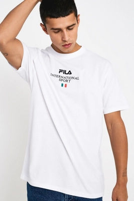 fila holly cropped ecru fleece shirt