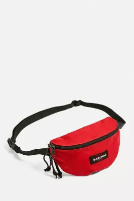 eastpak red bum bag