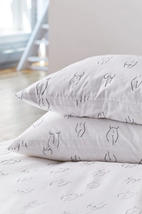 Boobs And Bums Duvet Cover Set White Single At Urban Outfitters