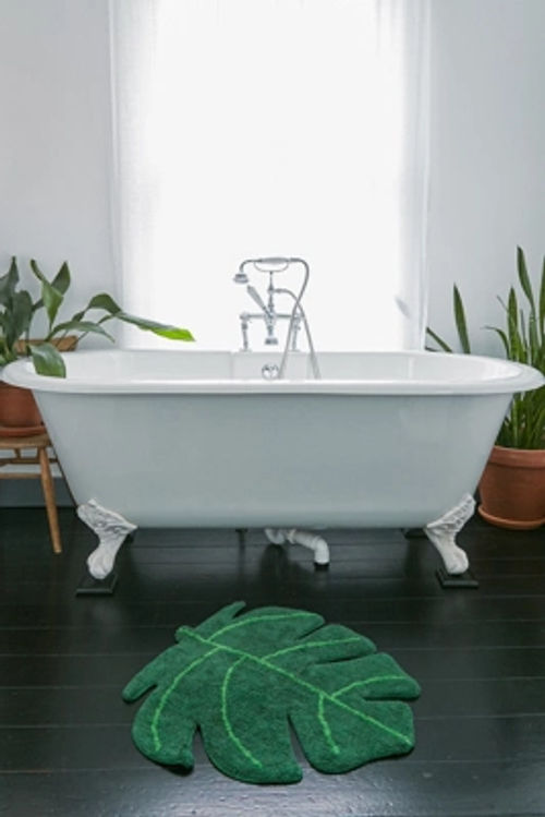 Shelly Shaped Bath Mat Pink All At Urban Outfitters 29 00
