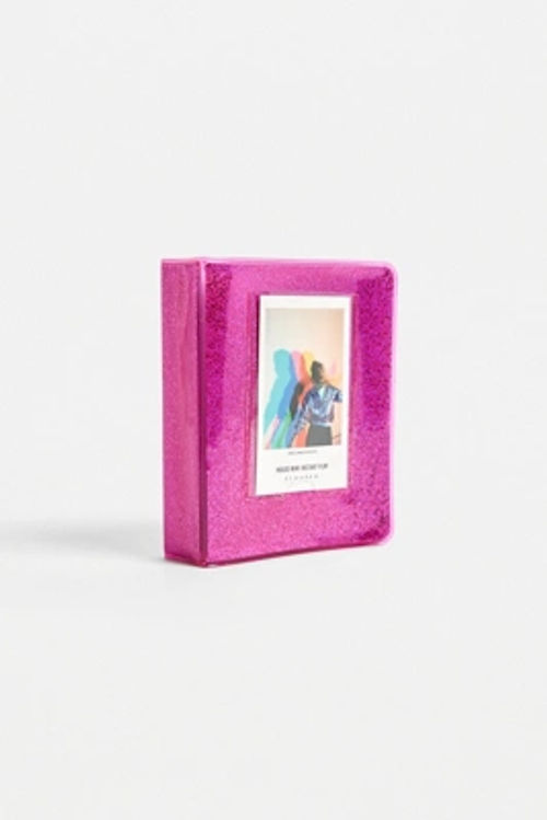 Pink Glitter Instax Mini Al At Urban Outfitters
