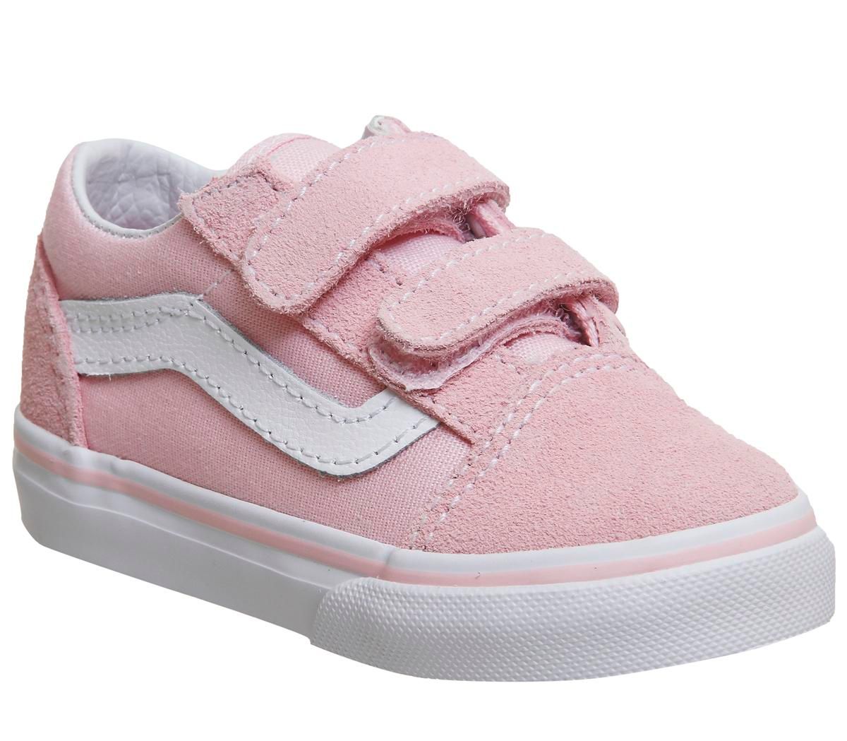 pink velcro vans