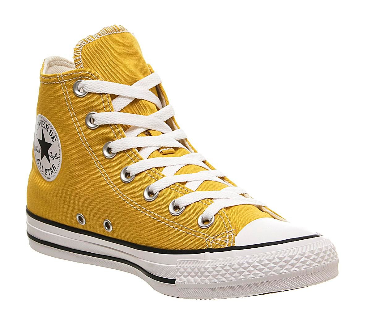 office yellow converse