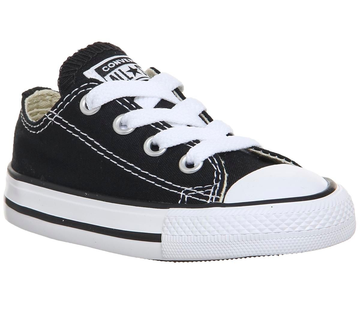 office black and white converse