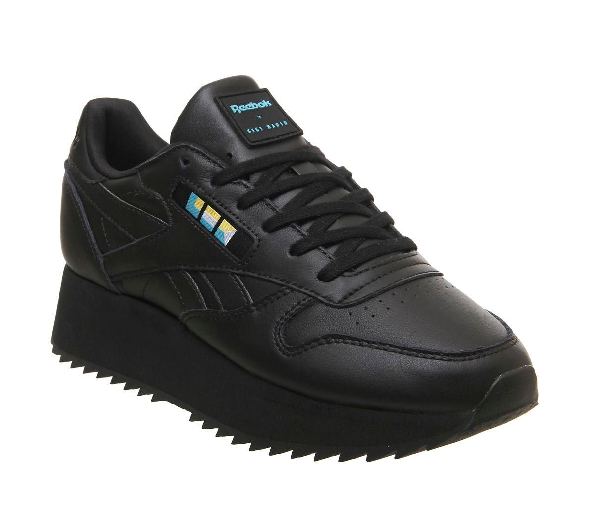 reebok classic black office