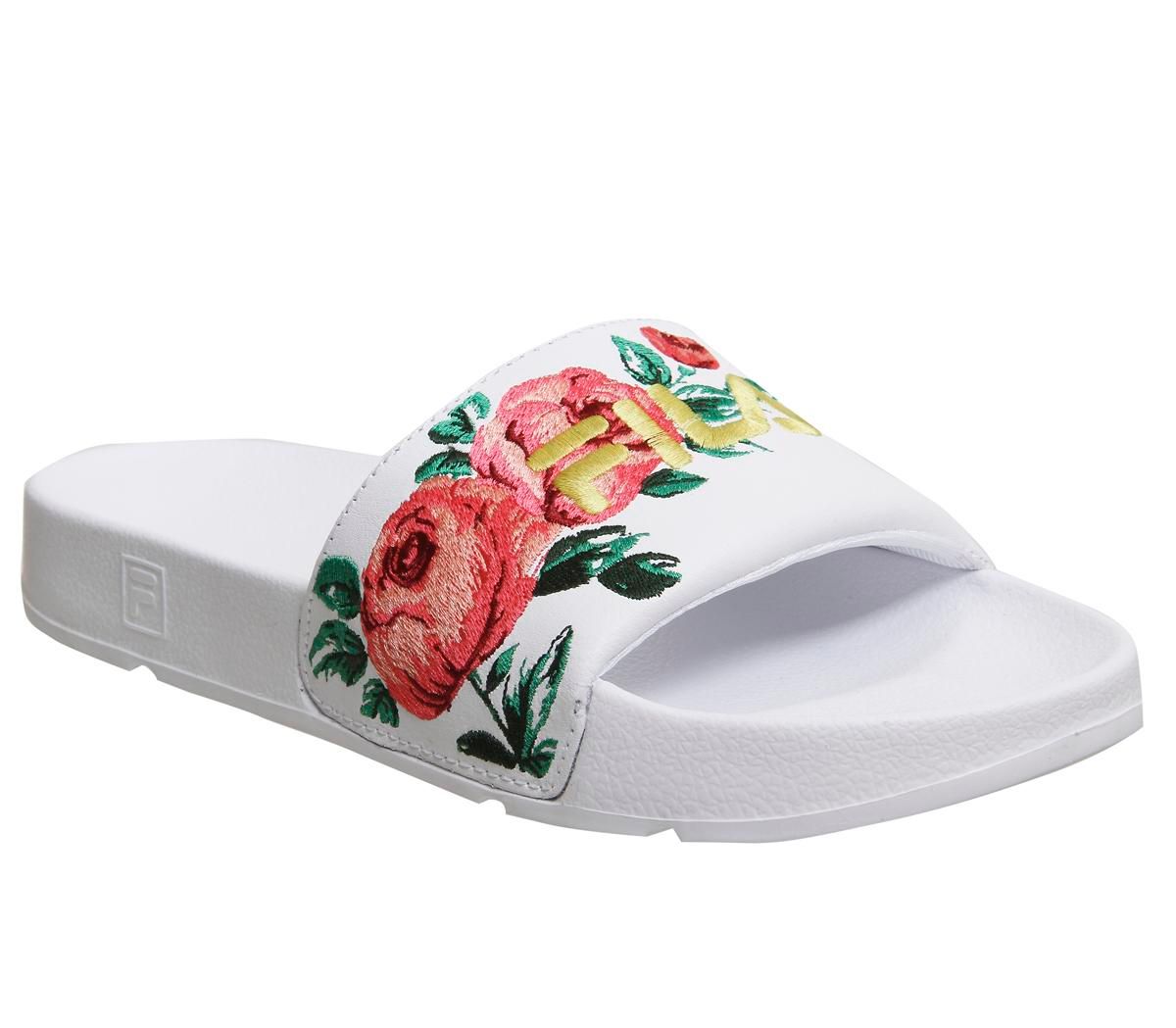 fila floral slides